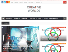 Tablet Screenshot of creativeworld9.com